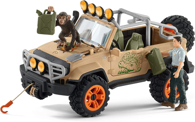 Позaшляховик Schleich Wild Life Jungle Survey Four-wheel Drive (42410) (4055744021107)