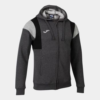 Чоловіча спортивна кофта Joma CONFORT III ZIP-UP HOODIE сірий 2XL 102733.151 2XL
