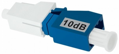 Tłumik światłowodowy Qoltec LC/UPC (F) - LC/UPC (M) Singlemode 10 dB (5901878541877)