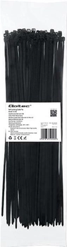 Кабельні стяжки Qoltec Nylon UV 3.6 x 300 мм 100 шт Black (5901878522005)