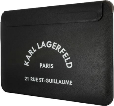 Чохол для ноутбука Karl Lagerfeld Saffiano RSG KLCS133RSGSFBK 13" Black (3666339002282)