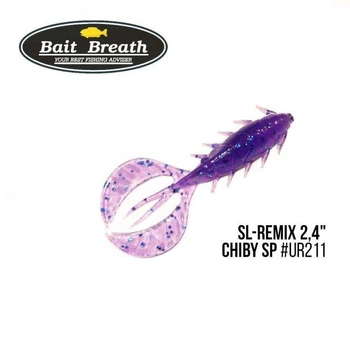 Приманка Bait Breath SL-Remix Chiby SP 2,4" (10 шт) (Ur211 Electric Blue Shad),FS0633900