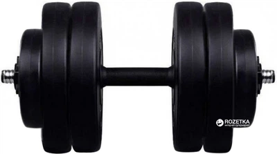 Гантель RN-Sport битумная 23 кг (BD-23)