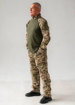Костюм рубашка убакс и тактические брюки GorLin 62 Пиксель (Т-44Т/Бр32)
