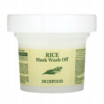 Kremowa maska do twarzy SkinFood Rice Mask Wash Off 100 g + 30 g (8809153103437)