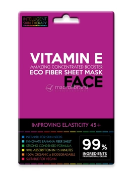 Maseczka do twarzy na tkaninie Beauty Face Intelligent Skin Therapy Vitamin E (5902431770277)