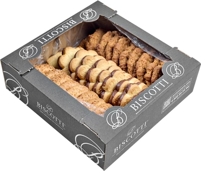 Печиво здобне пісочно-відсадне BISCOTTI Dolce Misto Mix 450 г (4820180814138)