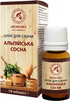 Масло эфирное Ароматика для бани и сауны "Сосна альпийская" 10 мл (4820031057394)