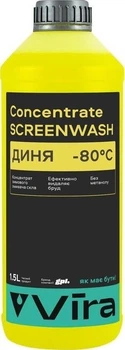 Омыватель стекла зимний -80°С концентрат VIRA (дыня) 1.5л