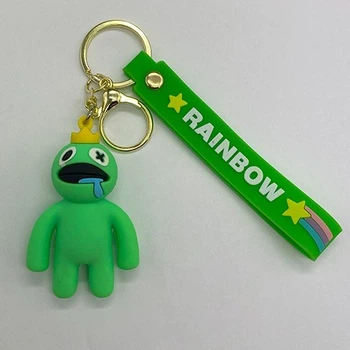 Брелок Радужные друзья Roblox Keychain зеленый