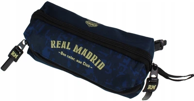 Пенал школьный SAFTA Real Madrid синий