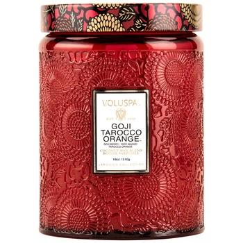 Свеча Goji Tarocco Orange 510г, стакан с крышкой Voluspa (111002632)