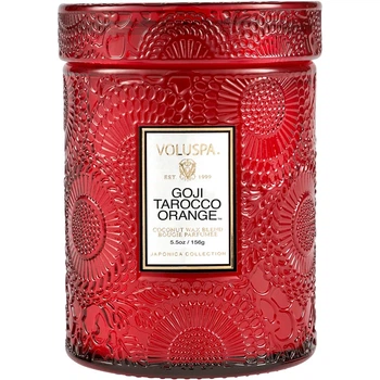 Свеча Goji Tarocco Orange 156г, стакан с крышкой Voluspa (111000767)