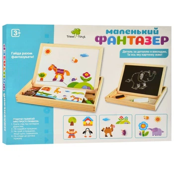 Розвиваючий набір TREE TOYS Magnetic book магнітна дошка "Маленький фантазер" MD 2083D