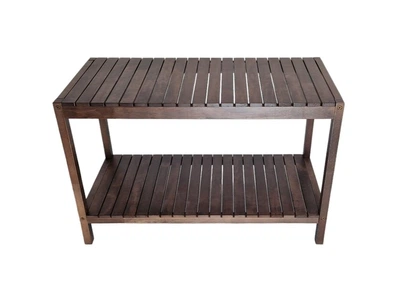 Банкетка для обуви 77х36х50 см WoodDecor коричневая