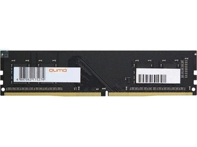 Оперативная память 4 ГБ, DDR4, для ПК, QUMO (2400 МГц, 1.2 В, CL16, QUM4U-4G2400KK16) Б/У