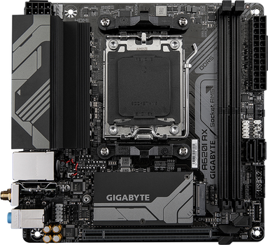 Материнская плата Gigabyte A620I AX (sAM5, AMD A620, PCI-Ex16)