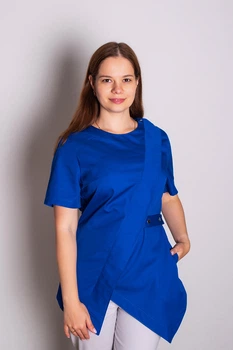 Куртка медична жіноча Віра (котон, електрик, р.42-56) Марія 54