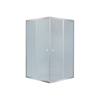 Душова кабіна Lidz Wawel SC80x80.SAT.LOW.FR квадратна, для низьк. піддону, висота 185 см, скло Frost 4 мм, без піддону