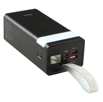 Повербанк Hoco J86 (40000mAh, PD 22.5 Вт, LED - дисплей, QC 3.0, зі швидкою зарядкою, х2 USB Type-A, USB Type-C, microUSB) - чорний