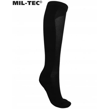 Шкарпетки тактичні Mil-Tec Кулмакс (3 seasons) Трекінгові Високі Гольфи 46-48 р. Чорні STIEFELSOCKE COOLMAX SCHWARZ (13013002-005-46-48)