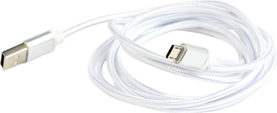 Kabel Cablexpert micro-USB-USB Type A 1.8 m Biały (8716309100731)