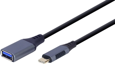 Кабель Cablexpert USB Type C-USB Type A 0.15 m Black (8716309121392)