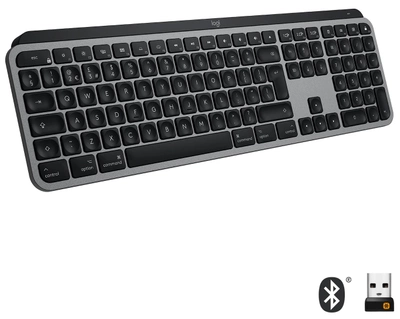 Клавиатура беспроводная Logitech MX Keys for Mac Space Gray (920-009558)