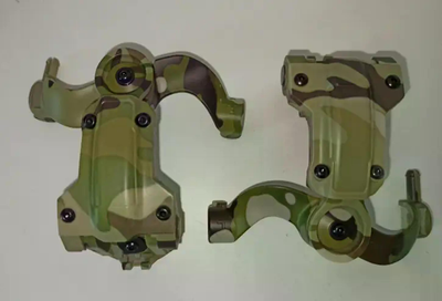 Кріплення адаптер на каску шолом HD-ACC-08 Multicam для навушників Peltor/Earmor/Howard (Чебурашка)