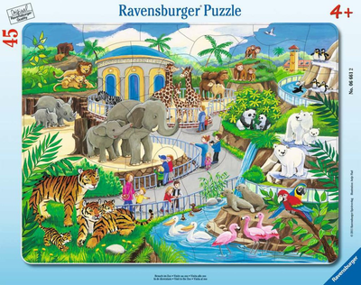 Класичний пазл Ravensburger Visit to the Zoo 49 x 36 см 45 елементів (4005556066612)