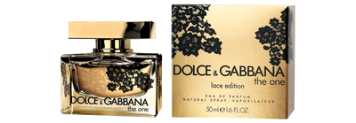 Woda perfumowana damska Dolce&Gabbana The One Lace Edition 50 ml (737052546711)