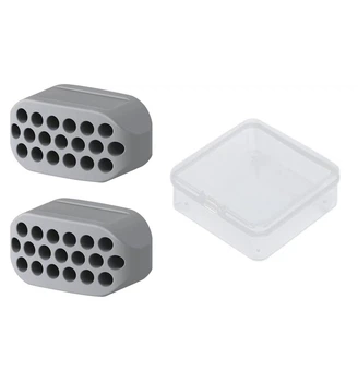 Набор из 2-х эспандеров для скул и контейнером для хранения U-Power Jaw Exerciser (Grey)