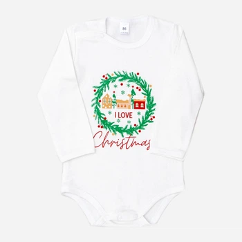 Детское боди для новорожденных мальчиков Носи своє 1135906 74 см Christmas (p-12584-140894)