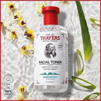 Тонік для обличчя Thayers Alcohol-free Witch Hazel Facial Toner With Aloe Vera Formula Unscented 355 мл (41507070080)