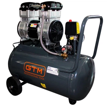 Поршневий повітряний компресор 50 л GTM KCW1500-50L безмасляний