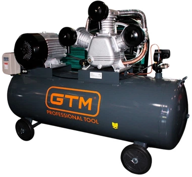Поршневой воздушный компрессор 220 л GTM KC3090-220L ременный