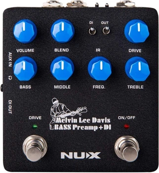 Педаль эффектов NUX MLD Bass Preamp + DI Pedal (NBP-5)