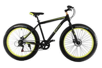 Велосипед E-motion Fatbike GT 26" алюминиевая рама 19" Черно-желтый (E-MGT2619BY)