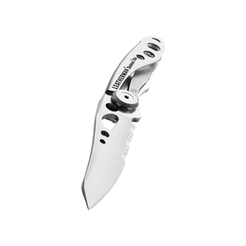 Нож складной полусеррейтор карманный с фиксацией Liner Lock Leatherman 832382 KBX-Stainless 149 мм