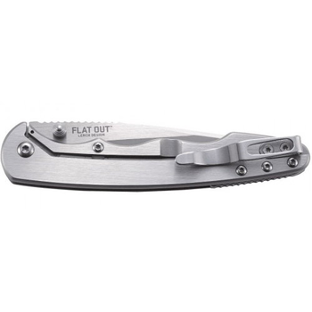 Нож складной карманный с фиксацией Frame Lock CRKT Flat Out Silver 200 мм