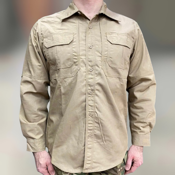 Армійська сорочка, Койот, розмір L, Yakeda, тактична сорочка для військового