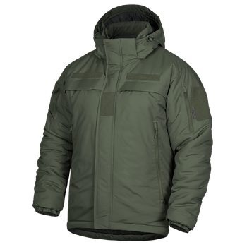 CamoTec куртка Patrol System 3.0 Olive, тактична куртка, військовий пуховик, чоловіча зимова куртка з капюшоном