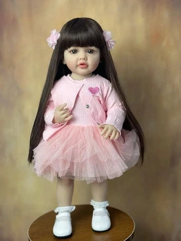 Силіконова лялька Reborn Rosemary, пупс вініловий Реборн зріст 55 см. Reborn KEIUMI (72945570)