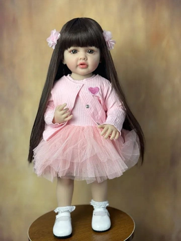 Силіконова лялька Reborn Rosemary, пупс вініловий Реборн зріст 55 см. Reborn KEIUMI (72945570)