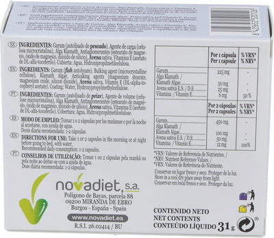 Suplement diety Novadiet Vitalestres 60 kapsułek (8425652520126)