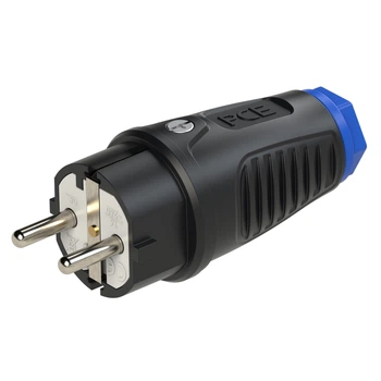 Вилка кабельна 16A/250V/2P+E/IP54 виробник PCE 0511-sb