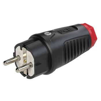 Вилка кабельна 16A/250V/2P+E/IP54 виробник PCE 0511-sr