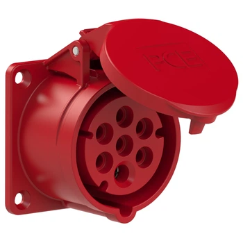 Розетка вбудована 16А/400V/6P+E/IP44 виробник PCE 317-6v