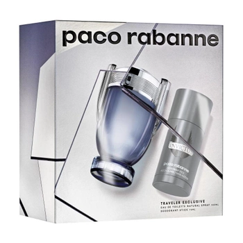 Zestaw męski Paco Rabanne Invictus Woda toaletowa 100 ml + Dezodorant w sztyfcie 75 ml (3349668603923)