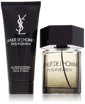 Набір для чоловіків Yves Saint Laurent La Nuit De L'Homme Туалетна вода 100 мл + Гель для душу 50 мл (3660732601493)